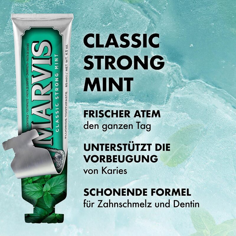 Marvis Classic Strong Mint Toothpaste 85ml